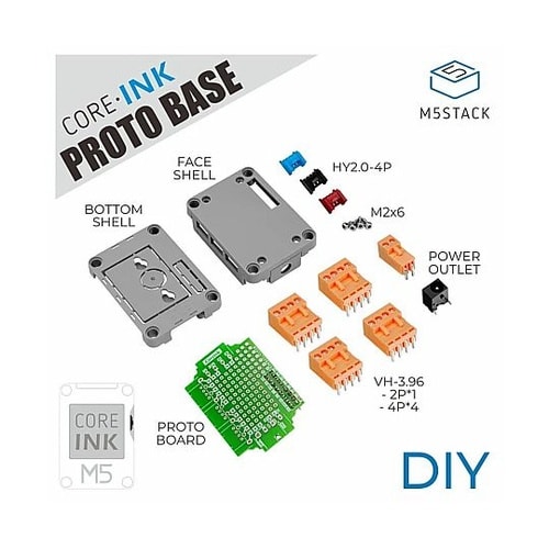 CoreInkプロトベース M5STAC