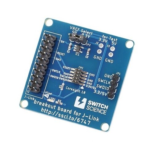 J−Link用コネクタ変換基盤 SSCI