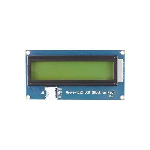 GROVE−16 x 2 LCD(赤背景