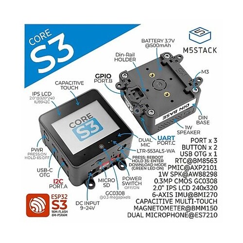 M5Stack CoreS3 ESP32