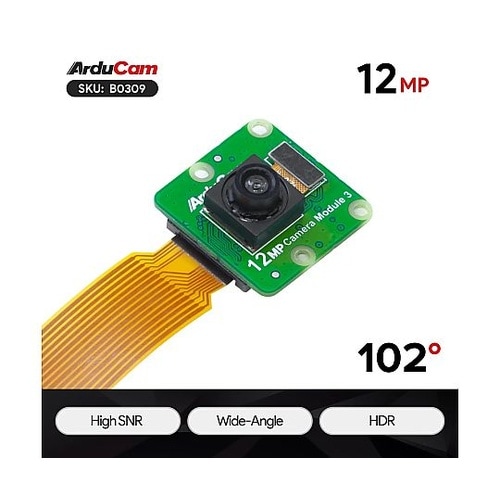 Arducam IMX708搭載 Ras