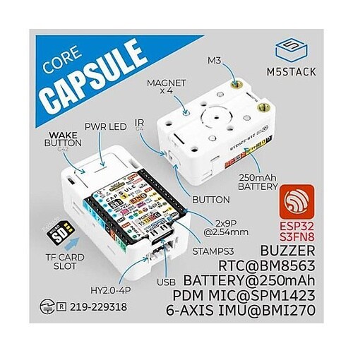 M5Capsule(M5Stamp S3