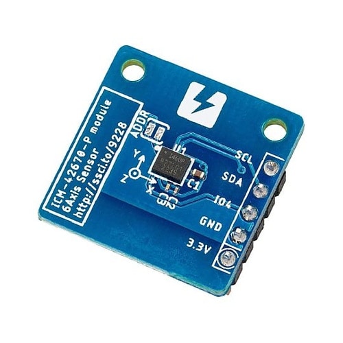 低ノイズ6軸加速度角速度センサ SSCI