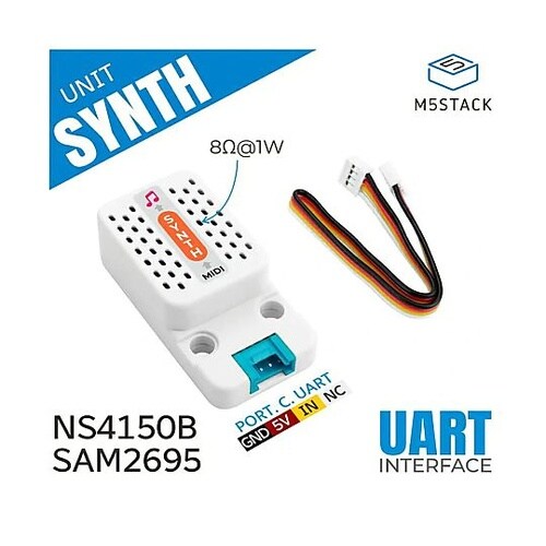 M5Stack用MIDIシンセサイザユニ