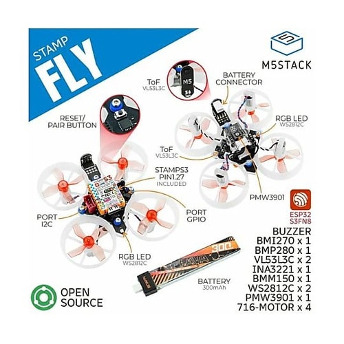 M5Stamp−Fly(M5StampS