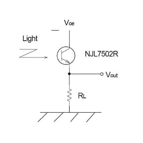 照度センサー(フォトトランジスタ) NJ
