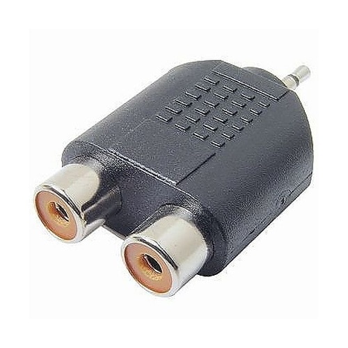 変換コネクタ 2.5mmモノラルプラグ−