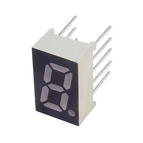 7セグメントLED(1桁・赤・アノード)