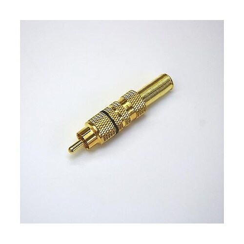 金メッキRCAプラグ HS−100