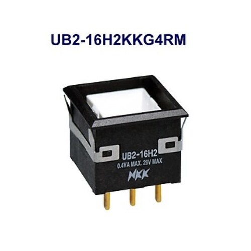 角形(2色発光形)照光式押しボタン(UB