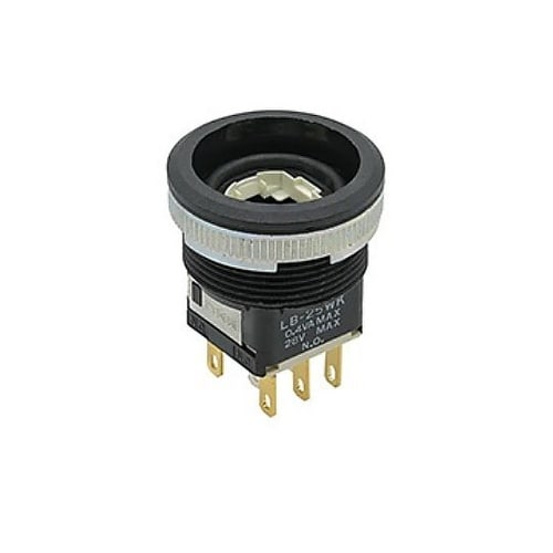 防水形丸形照光式押しボタンスイッチ(LB