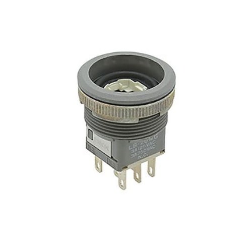 防水形丸形照光式押しボタンスイッチ(LB