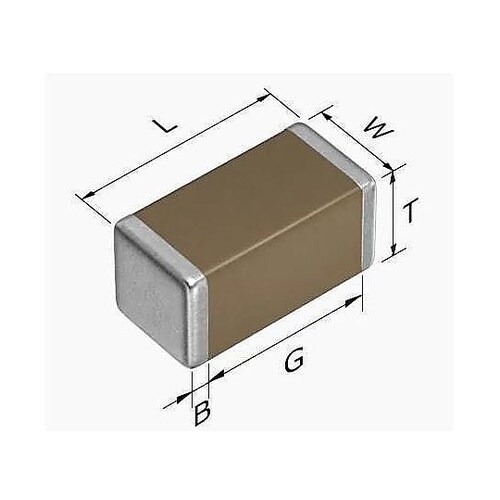 積層セラミックチップコンデンサ(50V/