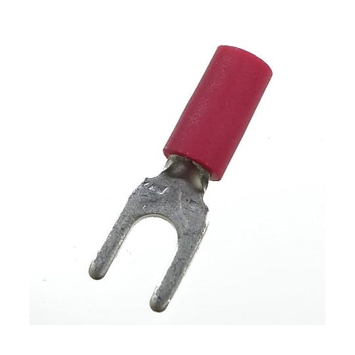 絶縁被覆付先開型圧着端子(V型)Y端子ア