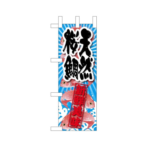 ミニのぼり45189天然桜鯛新鮮美味×3