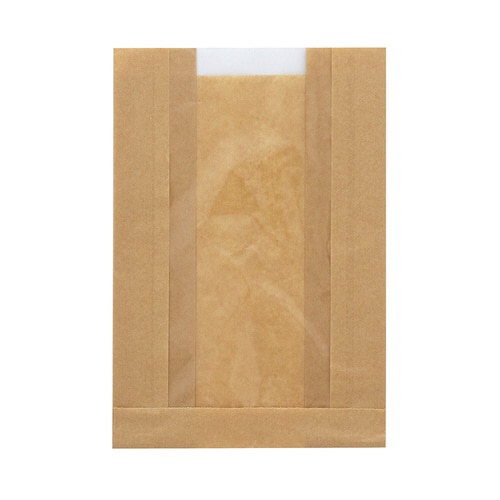 NF窓付耐油ガゼットパック大 未晒100枚入×10