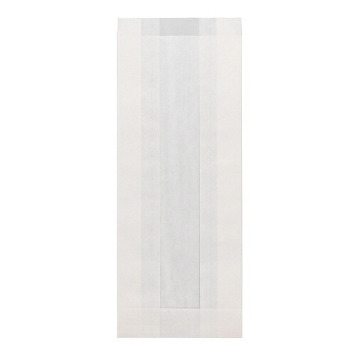 NF窓付耐油ガゼットパックロング白100枚入×10