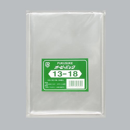 オーピーパック テープなし 13−18 100枚×