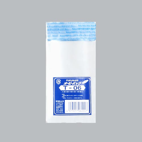 オーピーパック テープ付 T−06 100枚×10