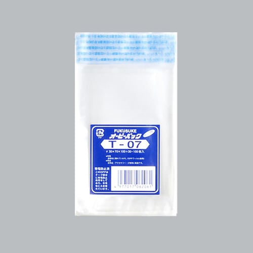 オーピーパック テープ付 T−07 100枚×10