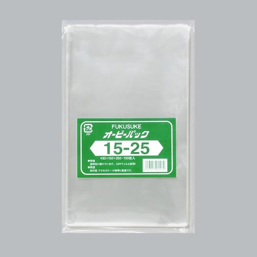 オーピーパック テープなし 15−25 100枚×