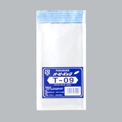 オーピーパック テープ付 T−09 100枚×10