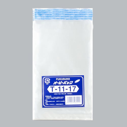 オーピーパック テープ付 T−11−17 100枚