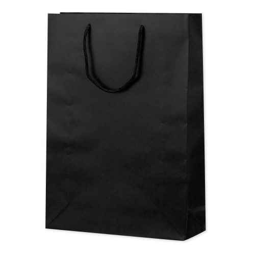 手提げ袋 マットブラック 320×110×450