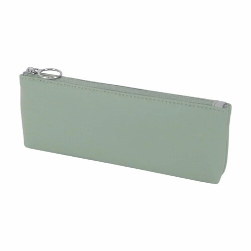 シリコンスキンペンケース(セージグリーン)×3