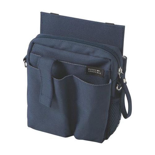 文具エプロンバッグ ホルダー(ネイビー)×2