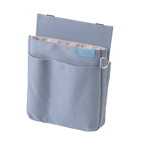 文具エプロンバッグ 薄マチ(ブルー)×2