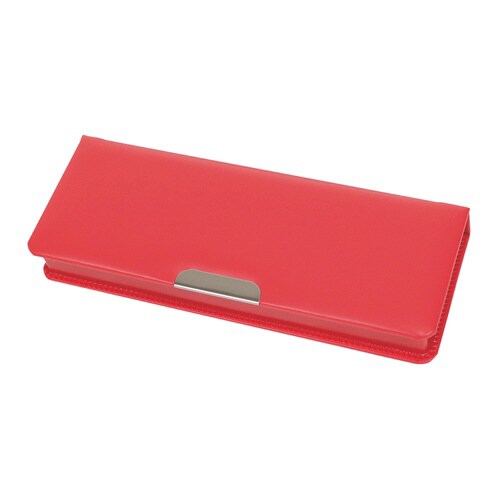 合皮筆入(レッド)×5