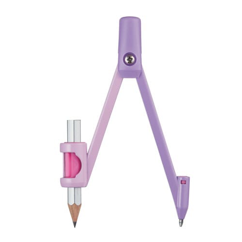 はじめてのコンパス(パープル)×5