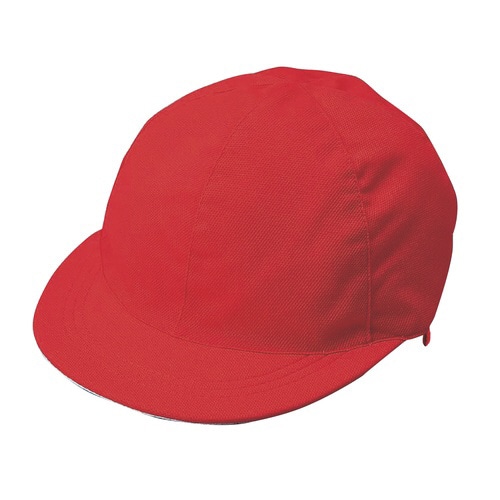 メッシュ赤白帽子×10