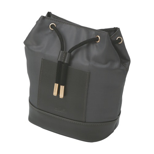 バケットストリングポーチ(トープグレー)×2