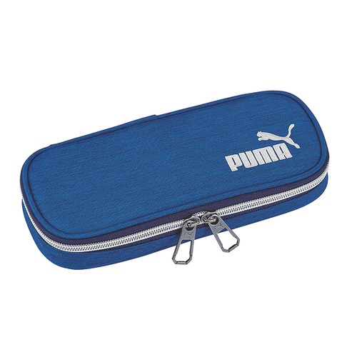 ヘザーボックスペンケース(ブルー)×3