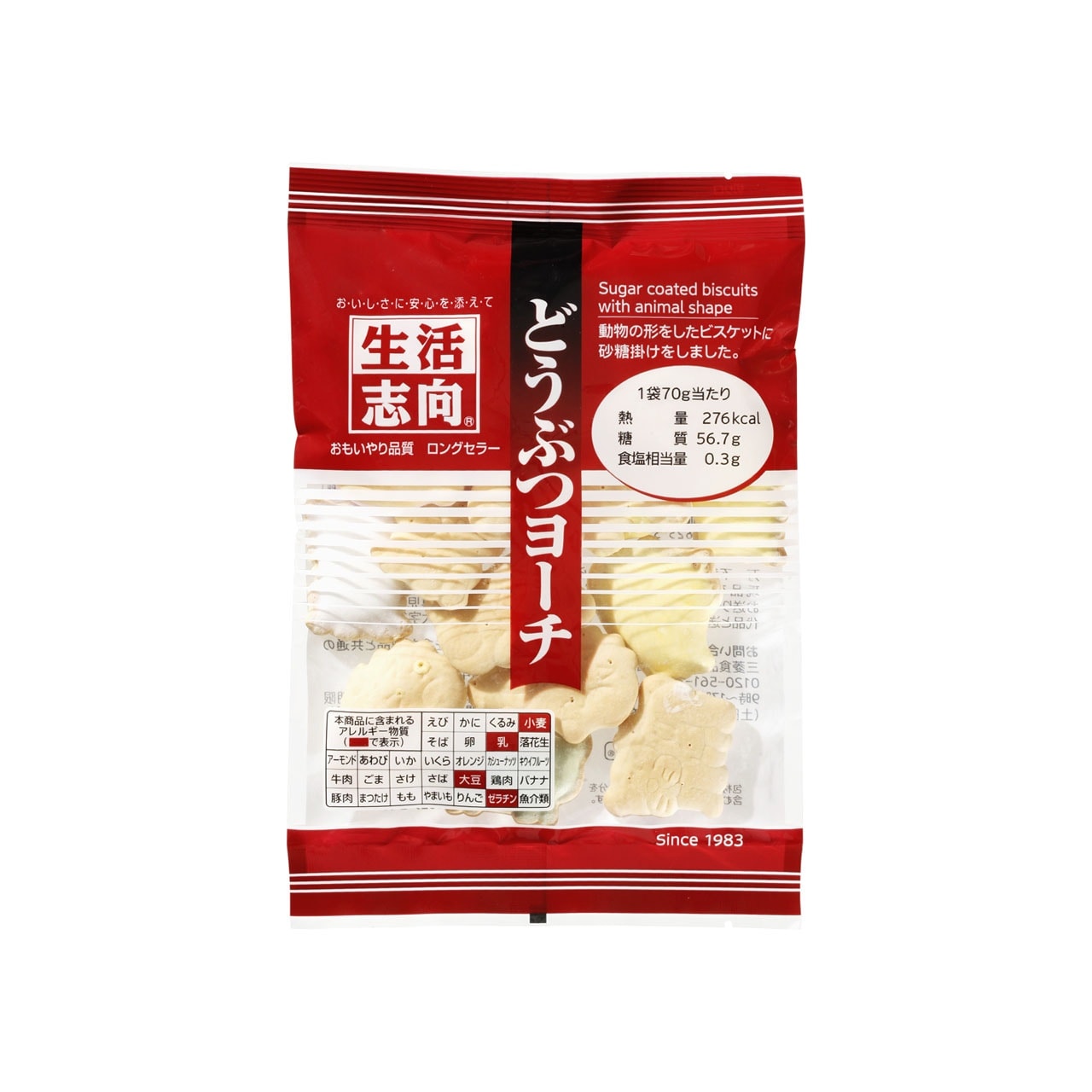 生活志向 どうぶつヨーチ70g 16個