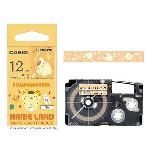 ネームランド キャラクターテープ ポムポムプリン