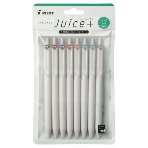 ゲルインキボールペン ジュースプラス 8色セット
