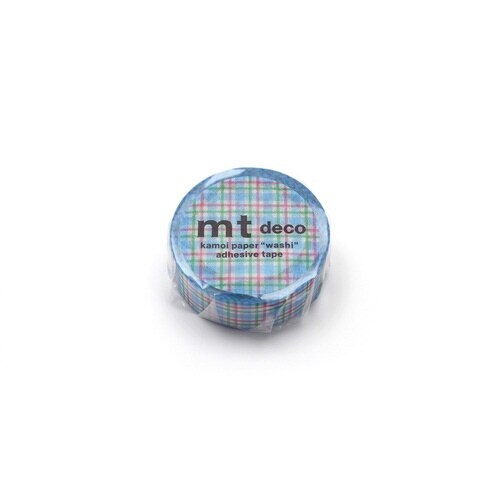 mt1Pカラフルギンガムチェック・ブルー×20