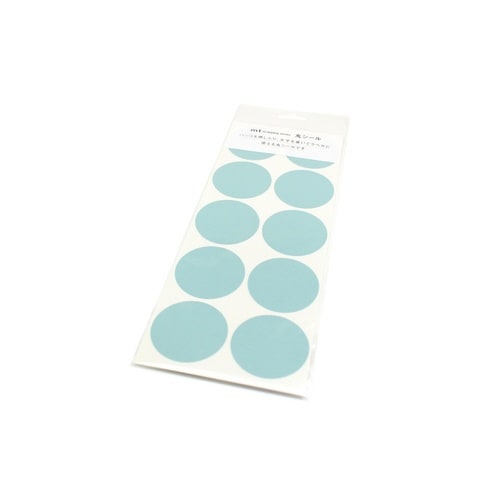 丸シールシート30マットスモーキーミント×10