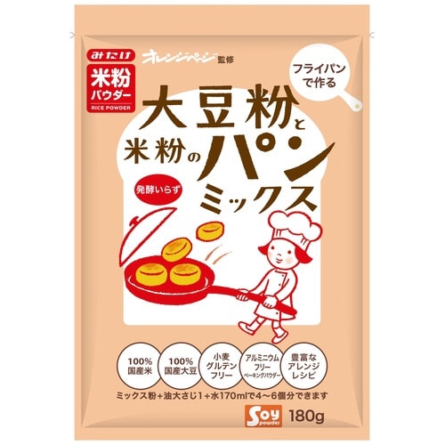 大豆粉と米粉のパンミックス180g×12