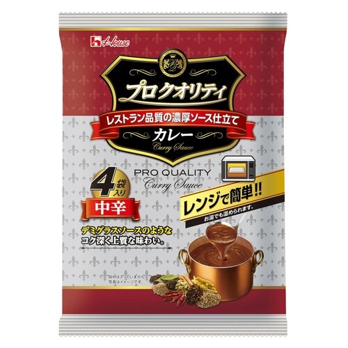 プロクオリティカレー 中辛 4袋入り680g×12