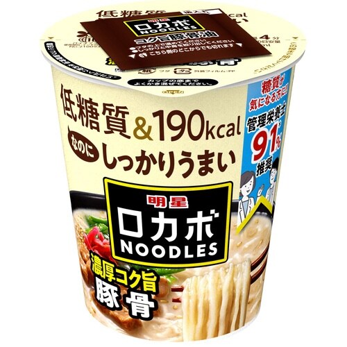 ロカボNOODLES 濃厚コク旨豚骨56g×12