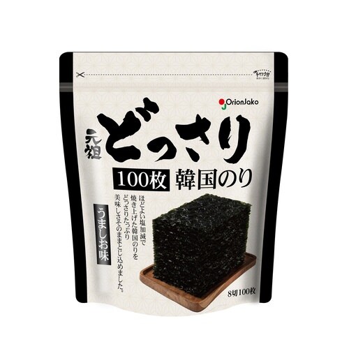 どっさり韓国のり うましお味100枚×72