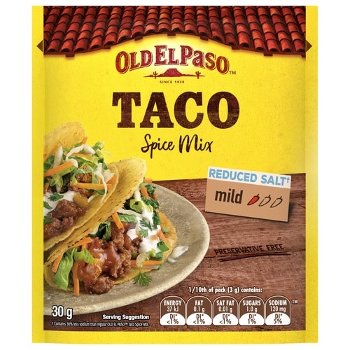 Oエルパソタコシーズニング(うす塩味)30G×24