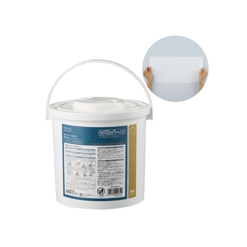 雑巾のように使える超大判ウェットシート アルコール