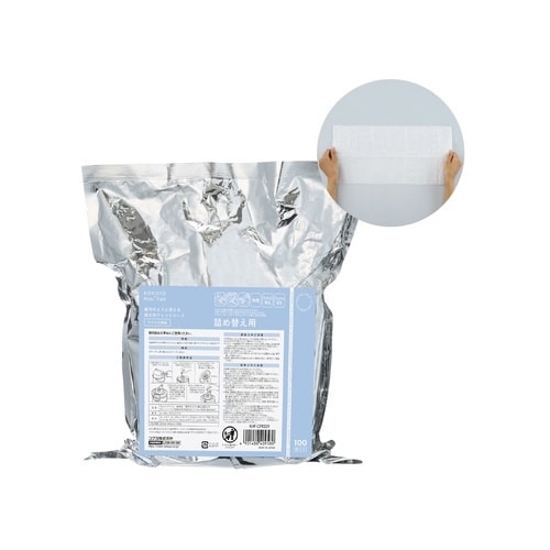 雑巾のように使える超大判ウェットシートウイルス詰替