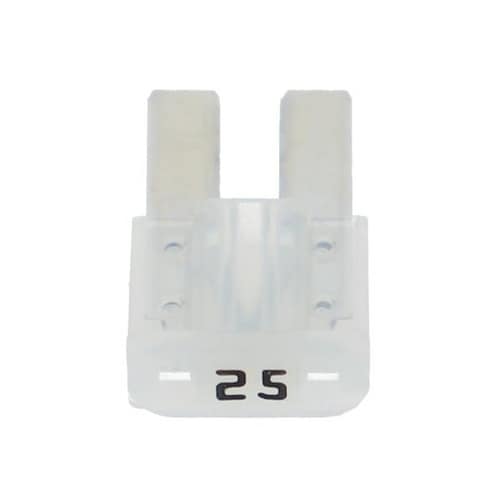 マイクロ2ヒューズ 25A (約9×15×4mm)
