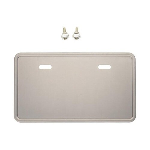 ナンバープレートベース 大 125ccー 銀